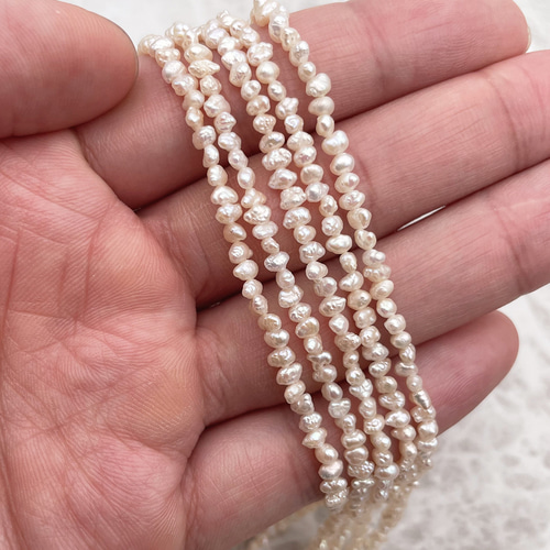 美品 本真珠 ブルー パール ネックレス 8mm パール 真珠