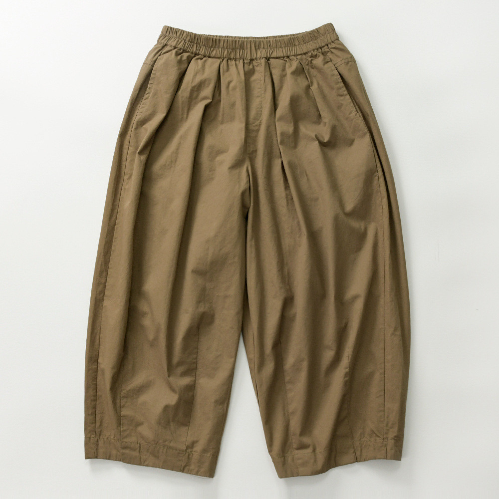 ソリッドカラーカジュアルハイウエストルーズストレートパンツ