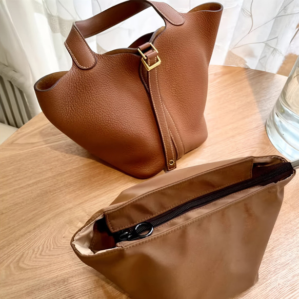 Picotin22 ピコチン22 バッグインバッグ ジッパー付き 4色