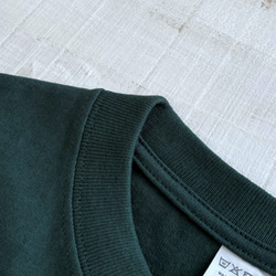 8GMいちご刺繍 Tシャツ（ダークグリーン）【在庫限り】 7枚目の画像