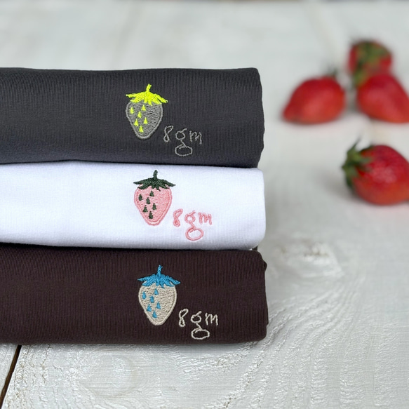8GMいちご刺繍 Tシャツ2026（ドローコードTシャツ） Tシャツ 8NOTE