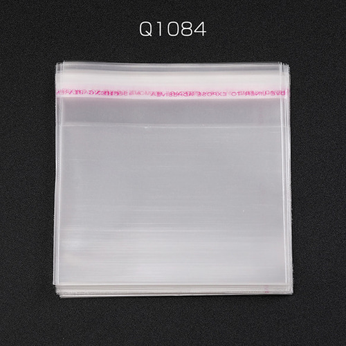 Q1084 600個 OPP袋 200枚 テープ付 8×8cm フタ付き OPP 透明袋