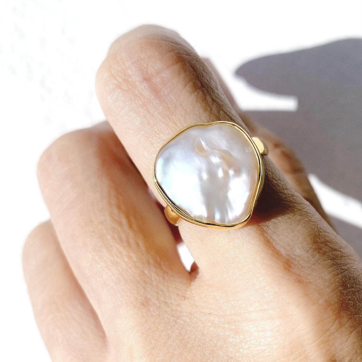 + combination パール　13号 ring  pearl chieko