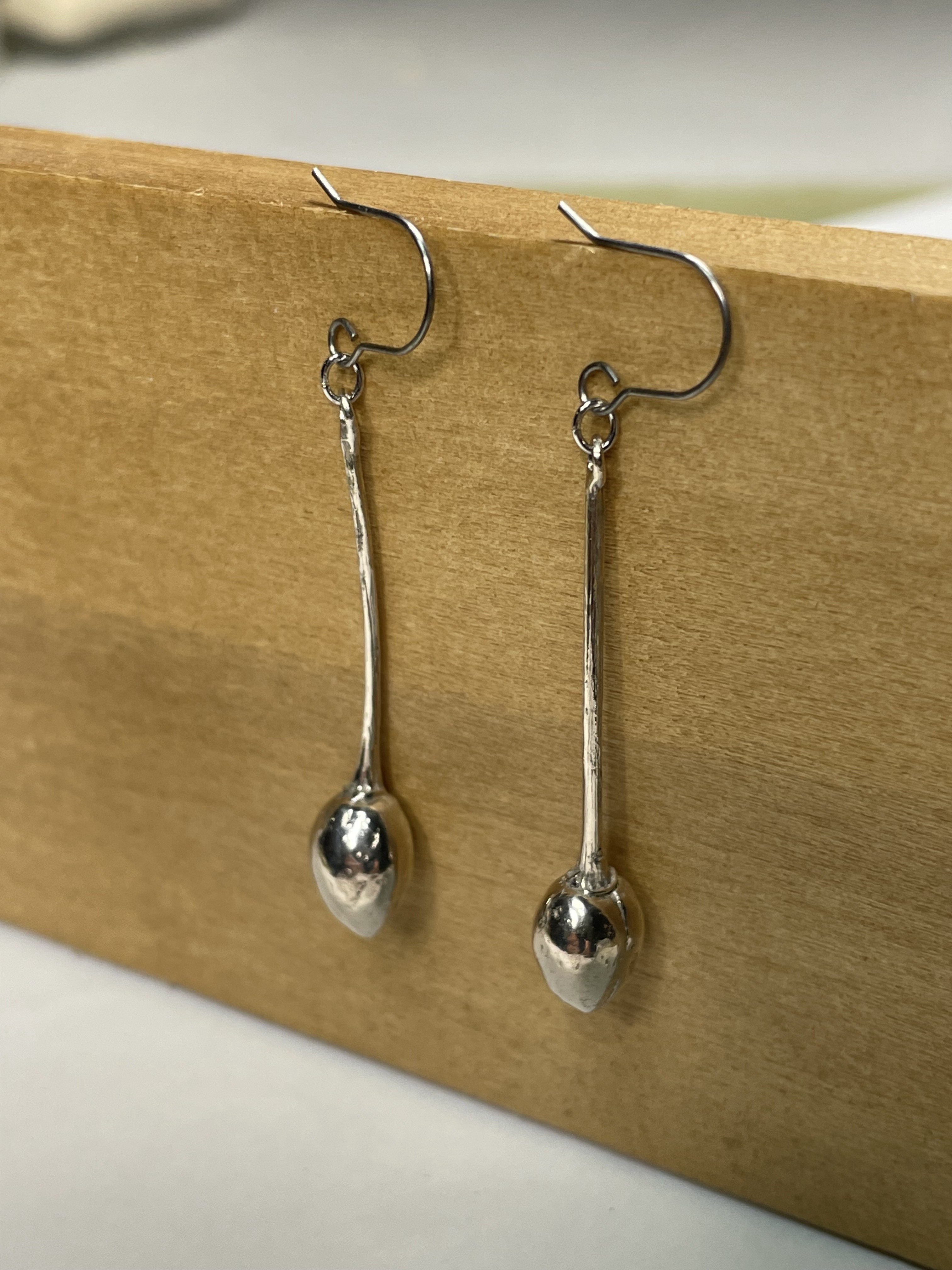 ハンドメイド　ピアス　桜　さくらんぼ　オリジナル