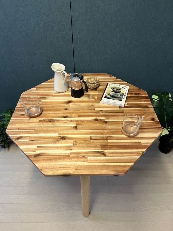 【オーダー】 ローテーブル 8角 90cm アカシア オーダー】 ローテーブル 8角 90cm アカシア