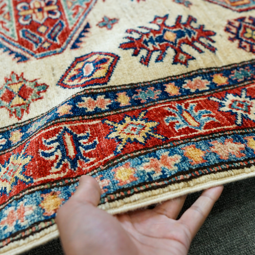 248×83cm 廊下敷き アフガニスタン 手織り絨毯 ガズニーウール ペルシャ