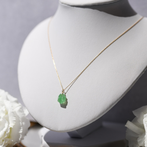 鑑定済18金K18 刻印イタリア製オパール ペンダントトップネックレス