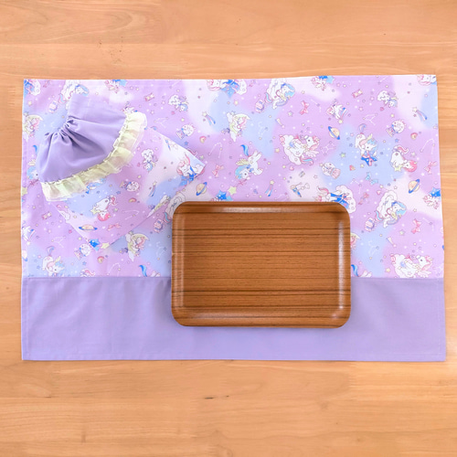 給食セット♡星座ユニコーンの給食袋＆ランチョンマット (40☓60