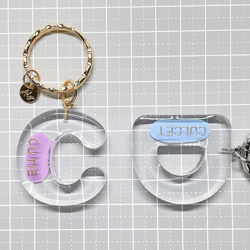 全20色】アルファベット♡デザインチャーム♡ネームタグ♡お名前