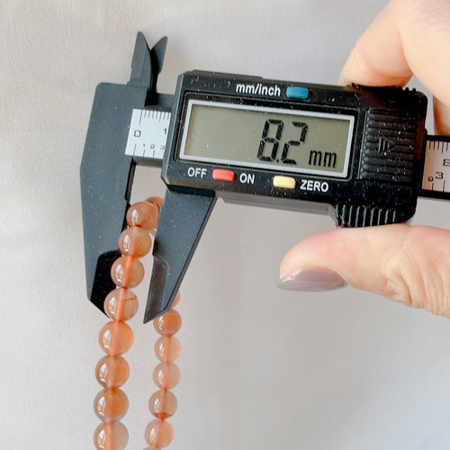 新入荷】天然瑪瑙 ナンホーン 南紅瑪瑙ブレスレット 玉約8.2mm 鑑定