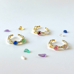 モザンビーク産 宝石質 ルビー 4×6オーバル 爪留めリング 指輪