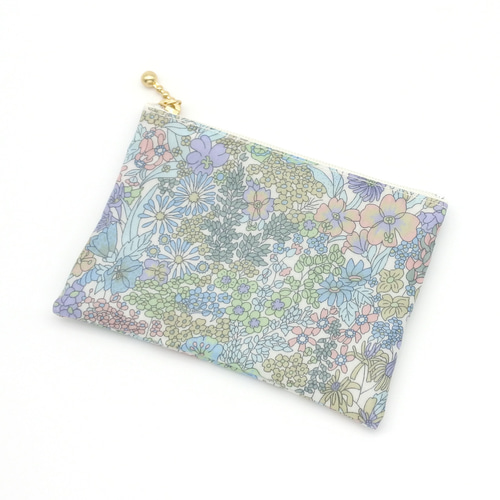 リバティ ラミネートのポケットティッシュポーチ マーガレットアニー