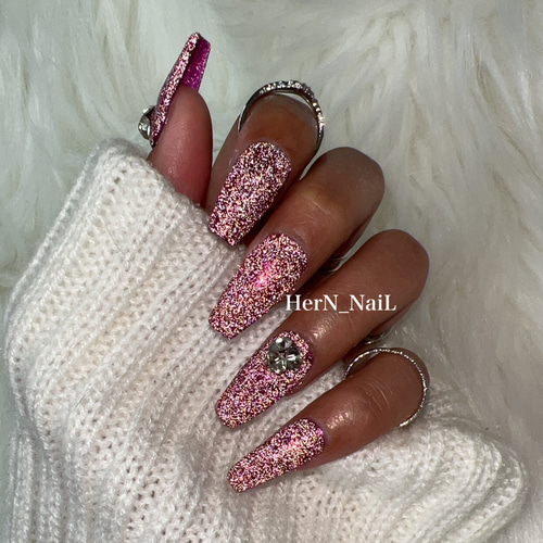 デザイン、カラーが選べて2480円〜❤︎ オーダー　ネイルチップ 色が選べるワンカラー No.21 ネイルチップ（つけ爪） Latte nail