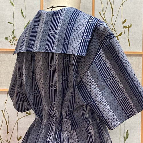 suirenka@様ご予約品 ☆浴衣リメイク☆ セーラーカラーの