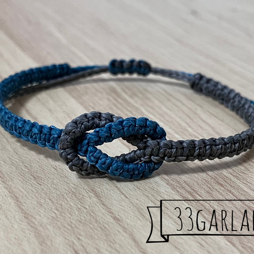 33種類のカラーからえらべる＊クロスミサンガ＊ブレスレットor