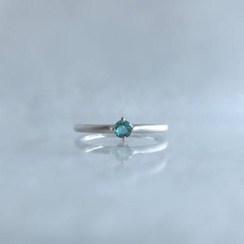 PT900 濃いパライバ⭐️アレキ⭐️ダイヤ13号リング