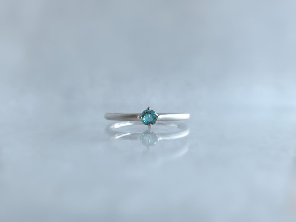 PT900【希少石】3mm「アレキサンドライト」リング【6月の誕生石】 指輪