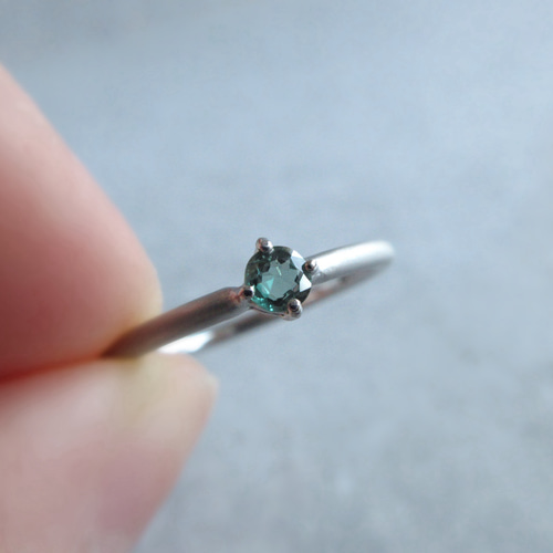 PT900 濃いパライバ⭐️アレキ⭐️ダイヤ13号リング