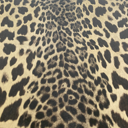 本革レオパード柄プリント　80×60cm 2枚目の画像