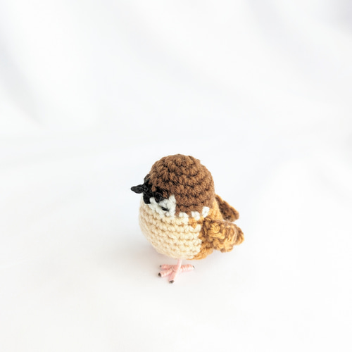 受注制作】スズメのあみぐるみ あみぐるみ ainote 通販 17723801