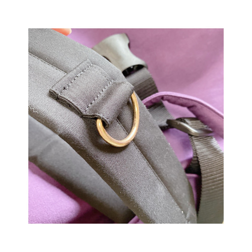 オーダーメイド致します◇フルート横型・帆布ツートーンリュック