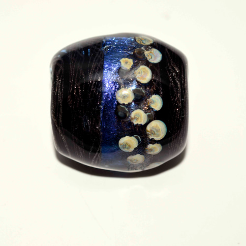 帯留め ガラス工芸家の創作した一点物 トンボ玉 【公式通販】