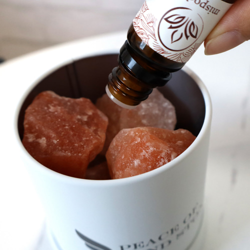 天然石 溶岩石 アロマストーン ディフューザー キャニスター入り