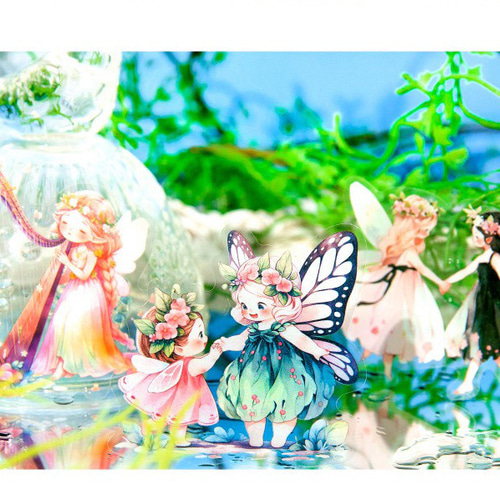 SALE！321e コラージュ シール 素材 コレクション 海外 6種セット