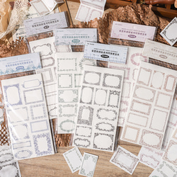 336コラージュ 素材紙 コレクション 海外 メモ帳 6種セット メモ帳