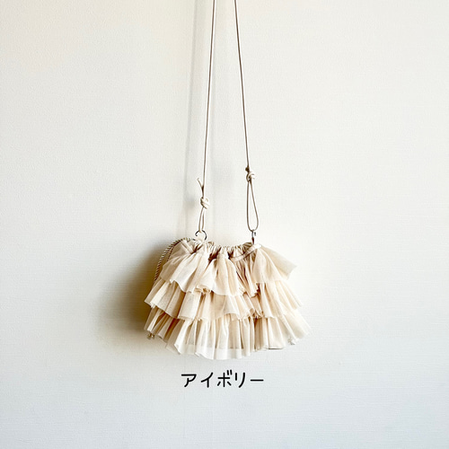 身軽お出かけショルダーバッグ♡ジョリーフルール♡フリルポケット c523a66f63c8c1b30dde79e2940300