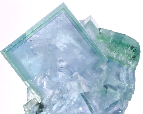 宝石質』 最高に綺麗な色味のゾーニング 天然 バイカラー フローライト