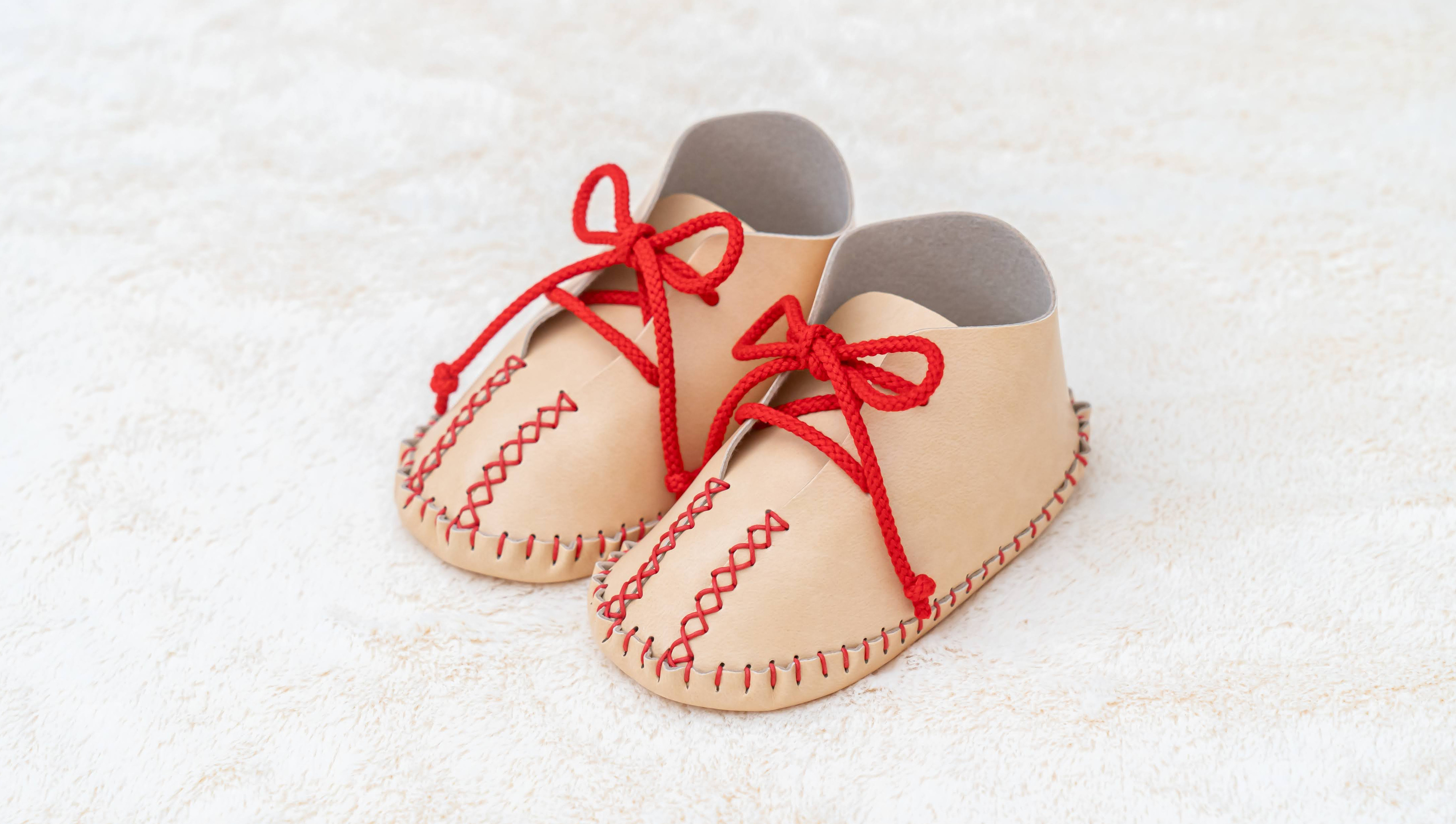 FD-03 手作りキット(生地ブラウン×ひも赤)