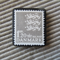 切手 ツバル 切手ブローチ7652 ブローチ Yukio TANZAWA 通販 12567089