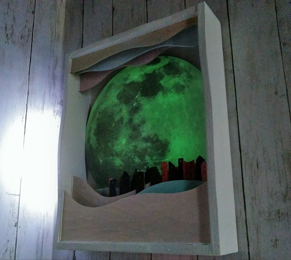 涼やかに輝く満月のもと～街輝(GAIKI) 点灯時