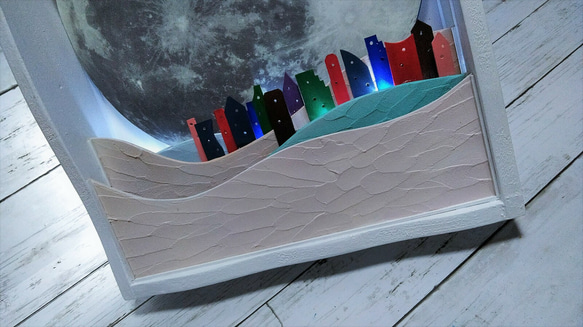 涼やかに輝く満月のもと～街輝(GAIKI) 点灯時