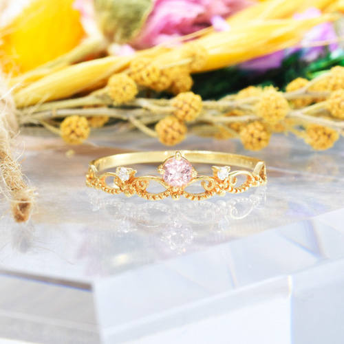 インペリアルトパーズ k10 シェリーカラー 13号 インペリアルトパーズ(シェリーカラー) カラーストーンリング