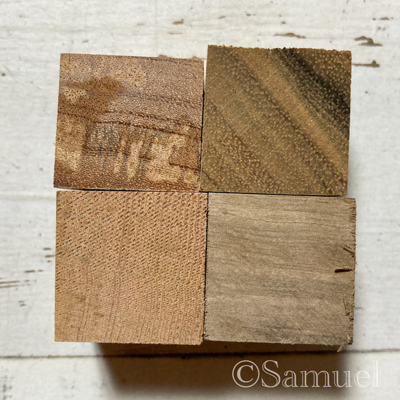 ▦70種＋10種『世界の木樹の標本／cube（に）：世界中の木材になる木たち』世界の樹の標本TreeSpecimen ▦□──── Wood Black Red White