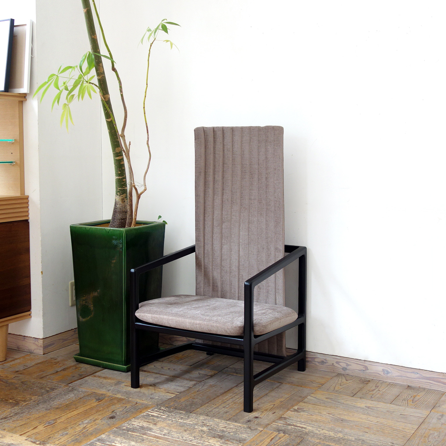 Boun-boo ハイバック SH305(BK×SPAC-UP5556モカ)