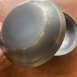 チャイ皿　S（190mm）　｜キャンプ｜鉄のお皿 5枚目の画像