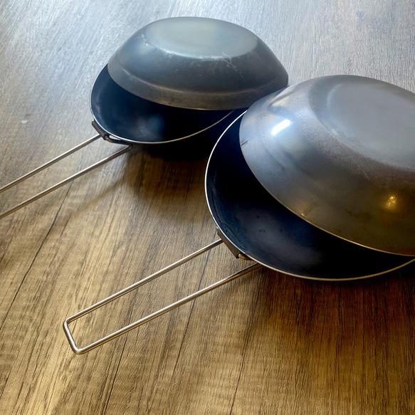 チャイ皿　S（190mm）　｜キャンプ｜鉄のお皿 4枚目の画像