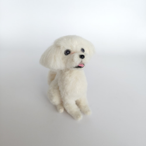 羊毛フェルト　犬　オーダー募集中 羊毛フェルト うちの子、愛犬オーダー 羊毛フェルト Rurumaru 通販