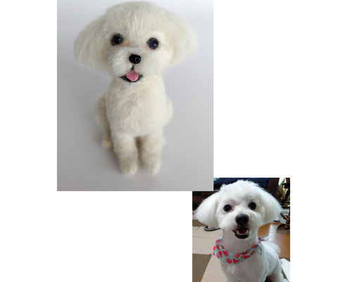 愛犬さんの羊毛フェルトオーダー・茶子様ご確認専用 愛犬さんの羊毛