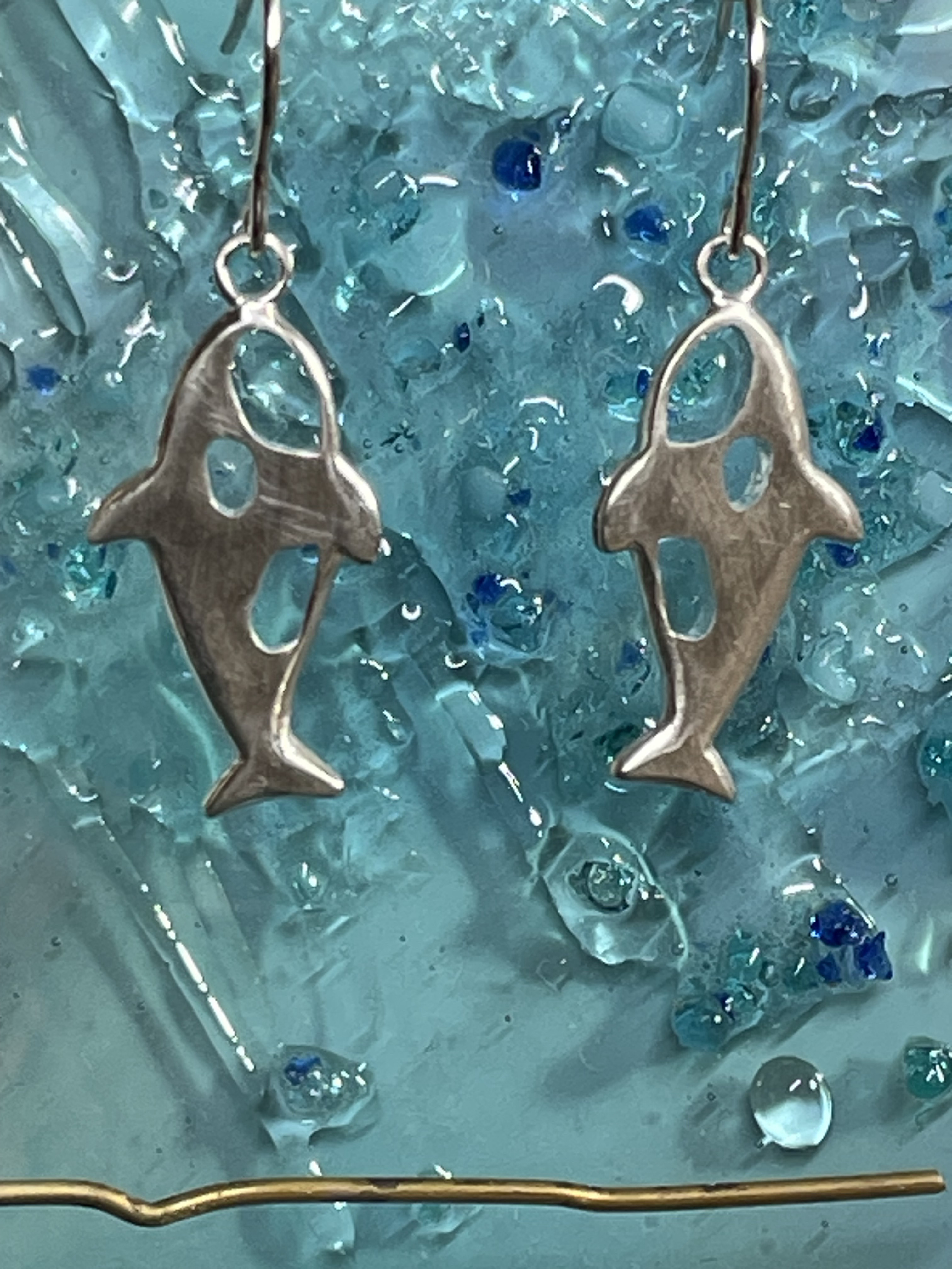 シャチのピアス   シルバーアクセサリー