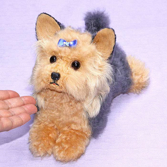 DRESSY PET ヨークシャテリア リアル ぬいぐるみ