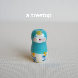 マトリョーシカ風とんぼ玉 with お花 とんぼ玉 a treetop 通販