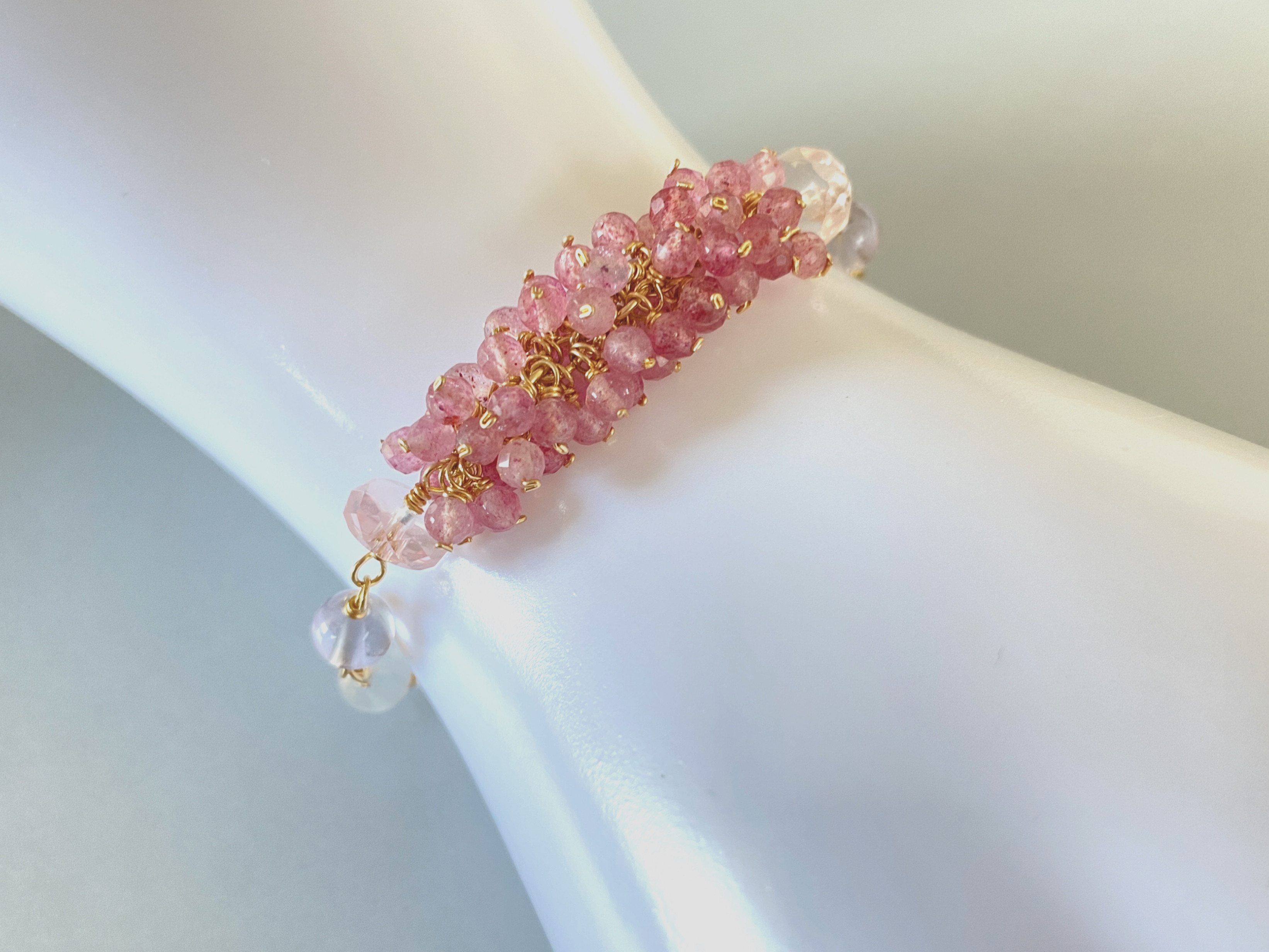 ピンクエピドートのブレスレット 7,350円