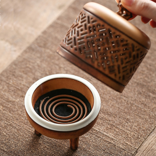30%OFF縁起物 渦巻線香立て 仏壇用皿 香炉 線香ホルダー 香立 お