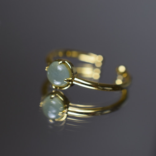 SR4-134 天然 本翡翠 リング ミャンマー産 フリーサイズ 指輪