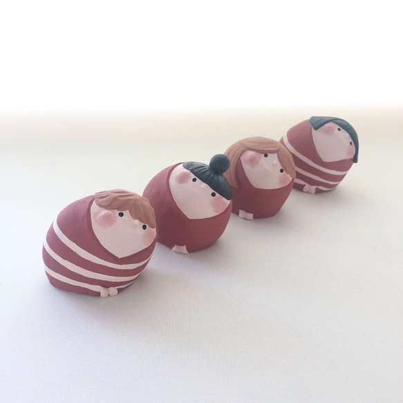 [受注制作]　わたし（素焼きのヒト　置物） 9枚目の画像