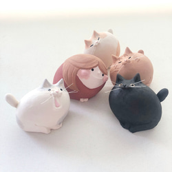[受注制作]　わたし（素焼きのヒト　置物） 15枚目の画像